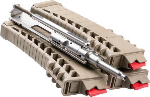 Bolt carrier group on rifle vise blocks