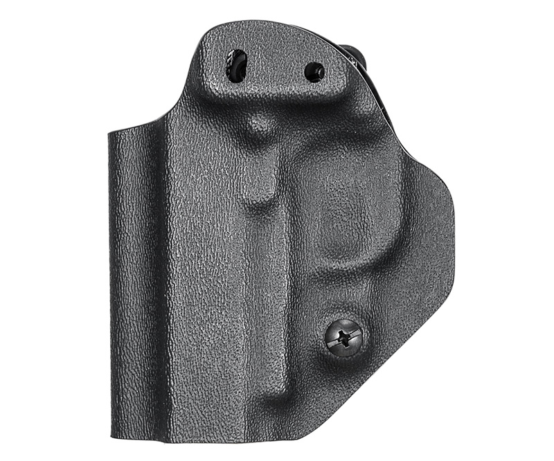 Black Kydex concealed carry handgun holster