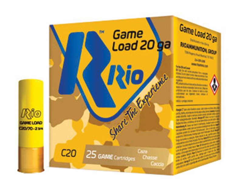 Rio Game Load 20 gauge ammunition box