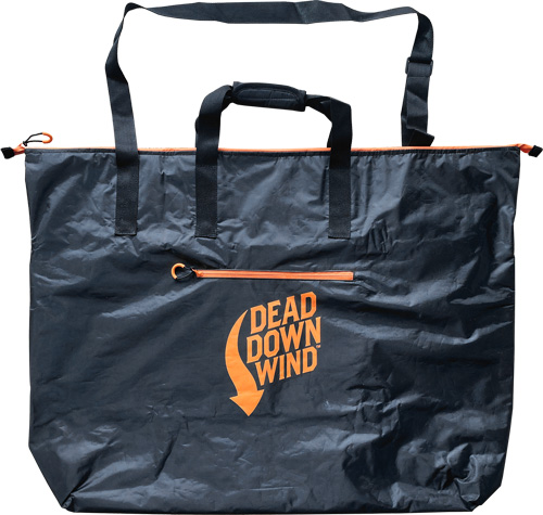 Black Dead Down Wind gear tote bag