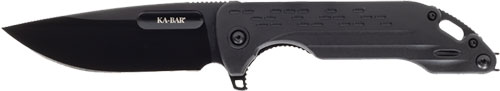Black KA-BAR folding knife side view