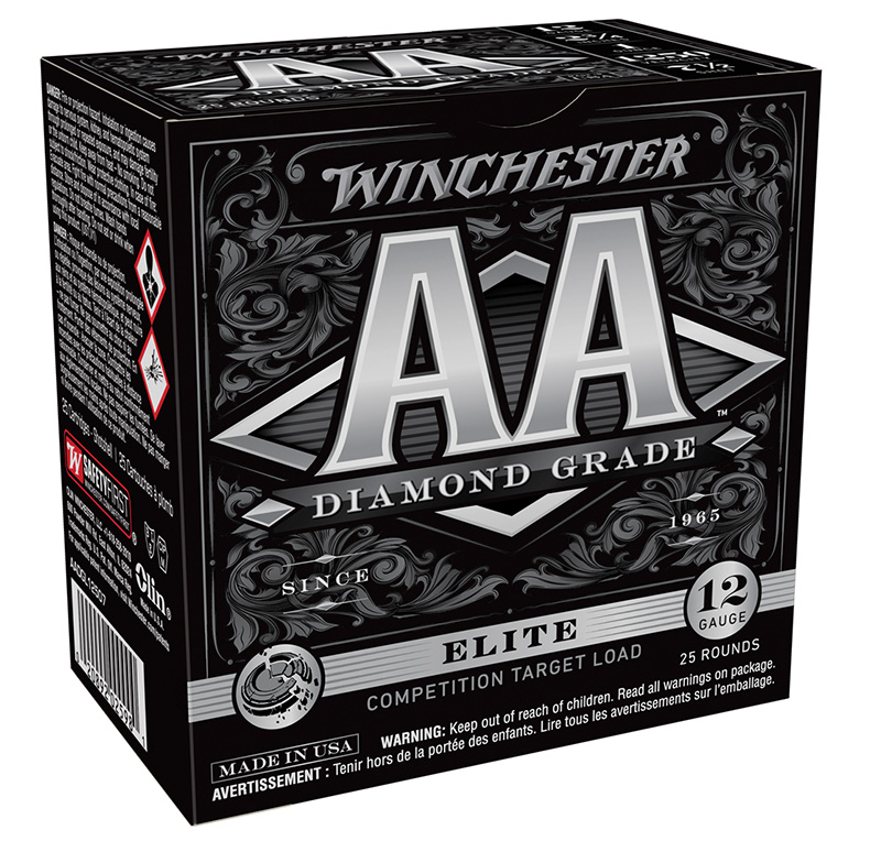 Winchester AA 12-gauge shotgun ammunition box