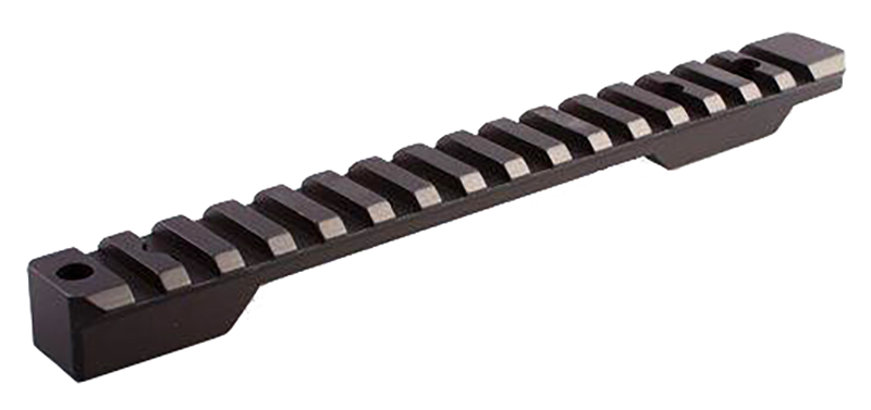 Black metal Picatinny rail mount