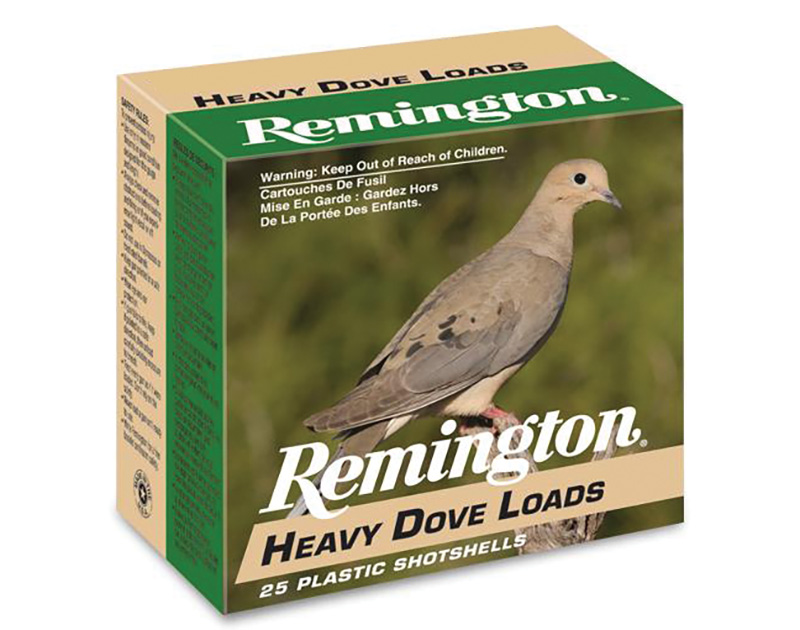 Remington Heavy Dove Loads shotgun shells box