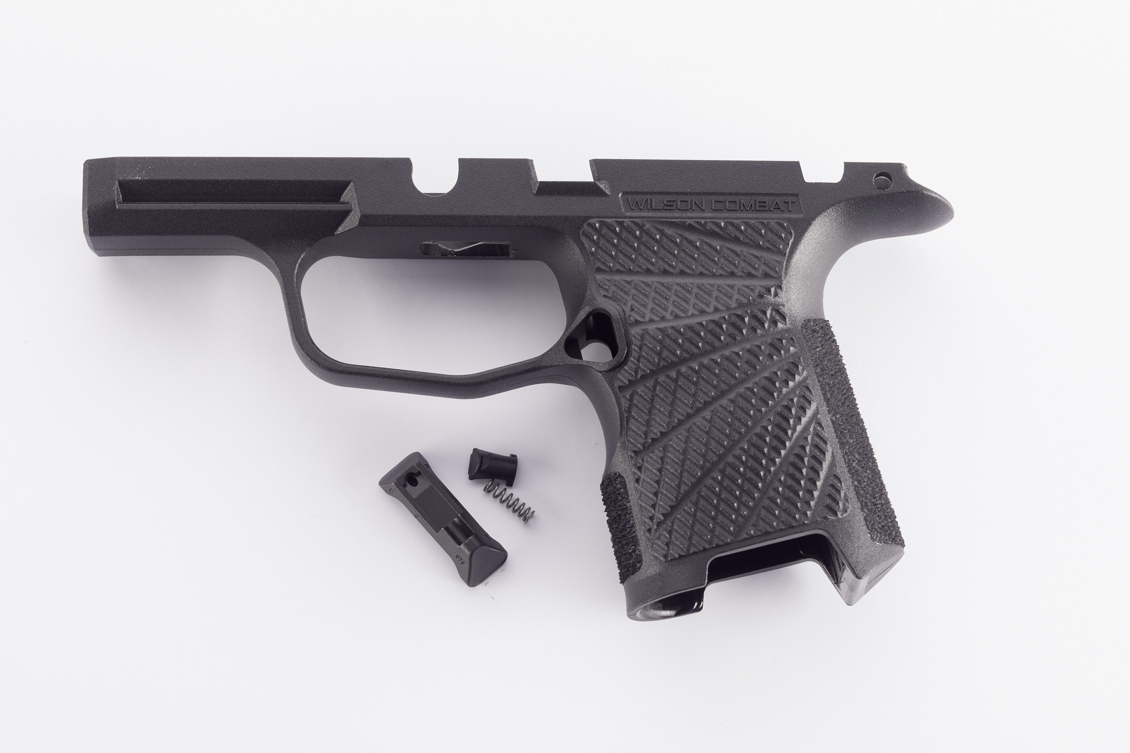 Wilson Combat pistol frame with small components