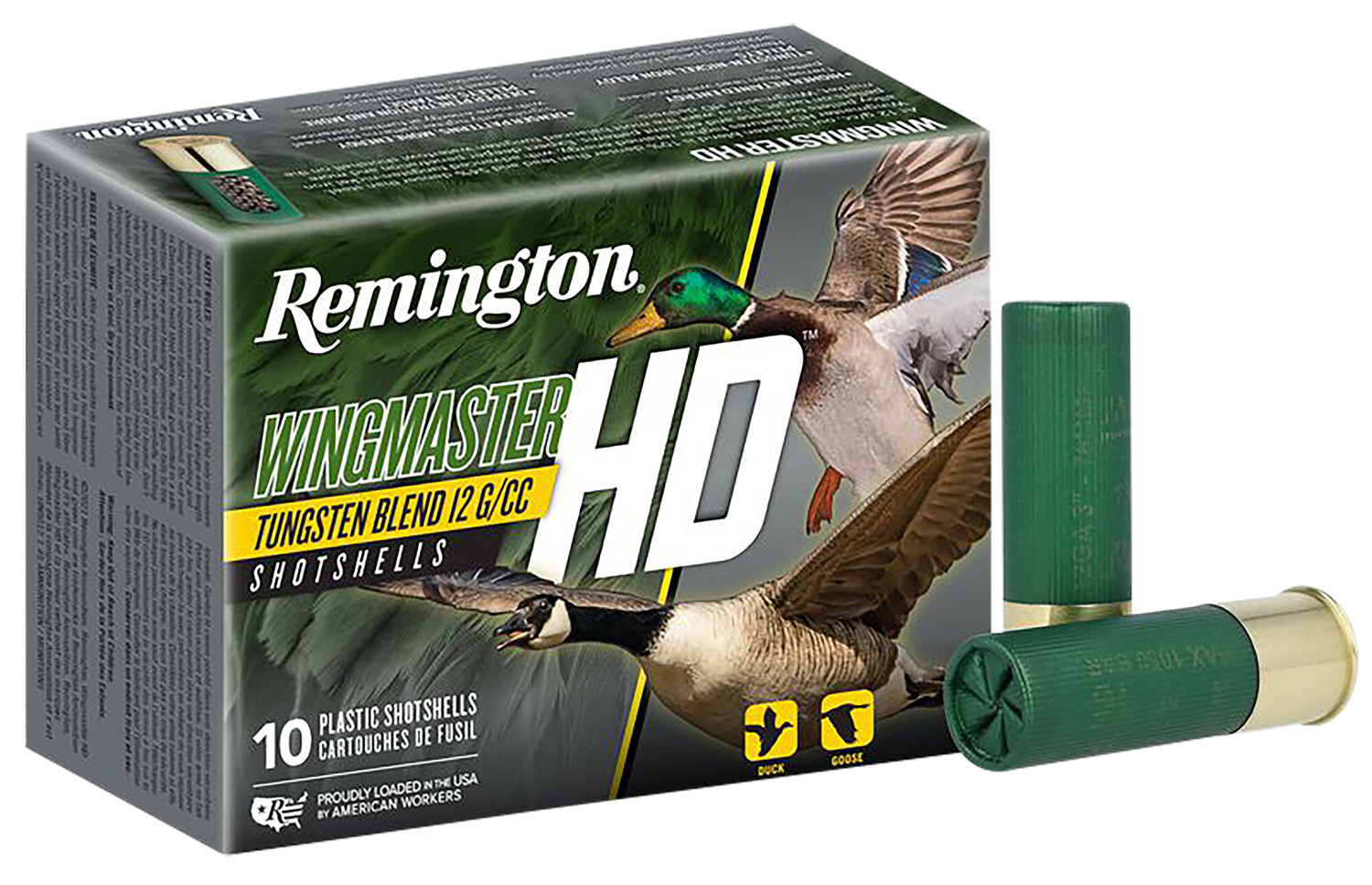 Remington Wingmaster HD shotgun shells box and cartridges