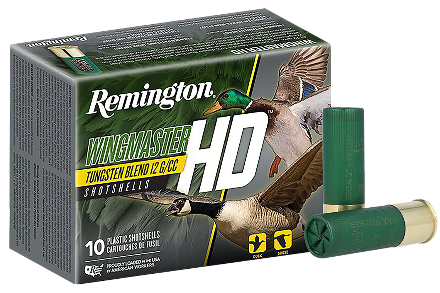 Remington Wingmaster HD 12-gauge shotshells box