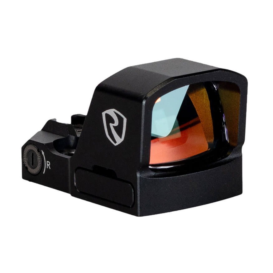 Compact red dot reflex sight for firearm