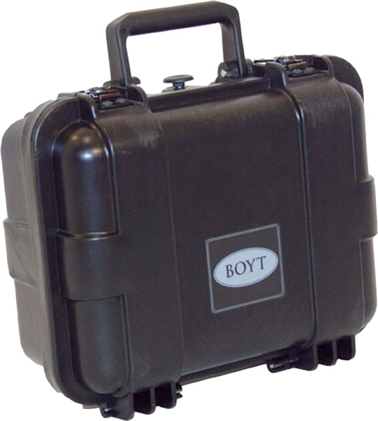 Black hard protective case with handle