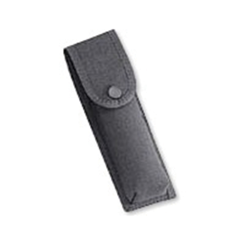 Black nylon sheath with snap button flap
