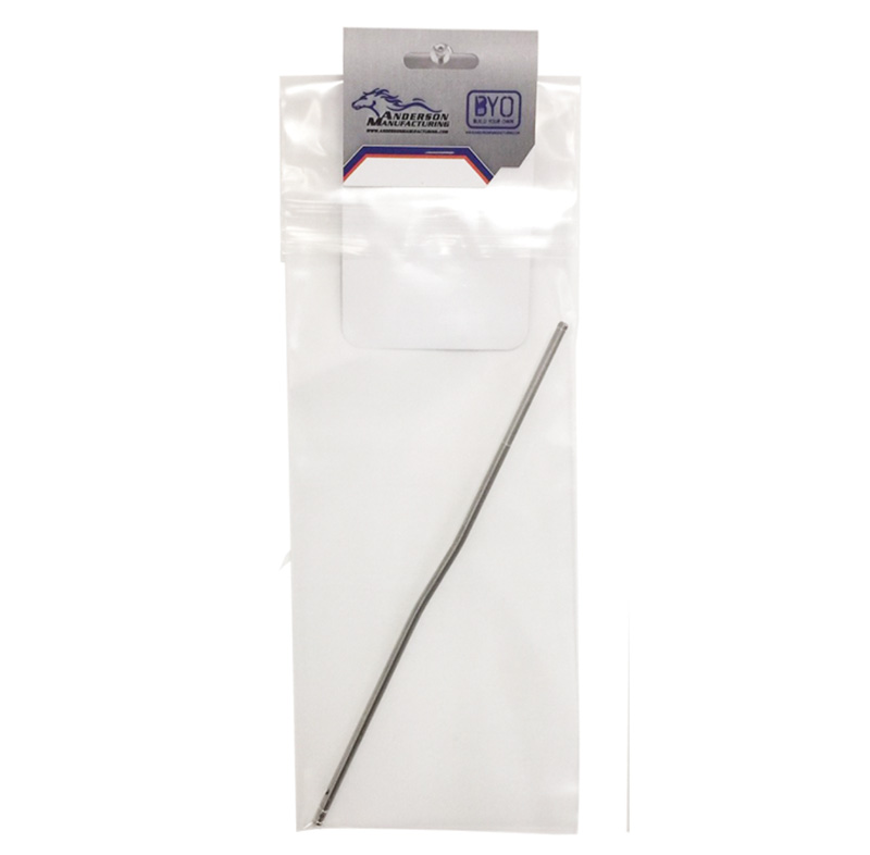 Reusable stainless steel straw in retail packaging