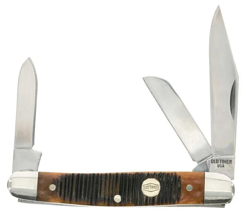 Three-blade Old Timer folding pocket knife