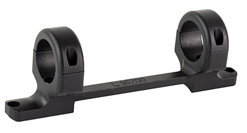 Black metal dual-ring scope mount bracket