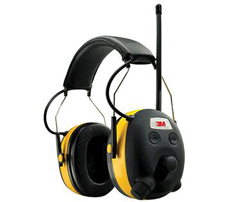 3M electronic earmuff hearing protector with antenna