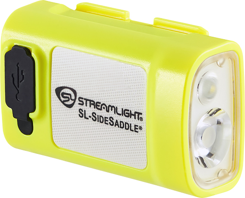 Bright yellow Streamlight SL-SideSaddle safety light