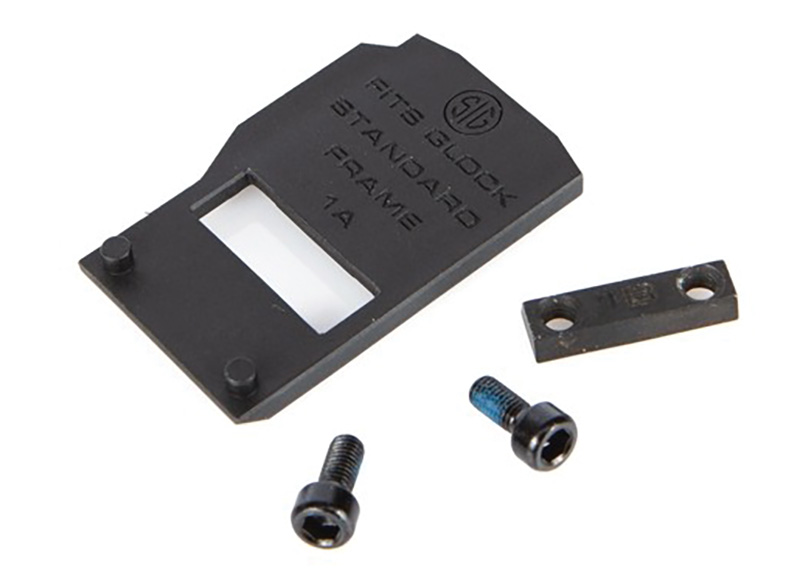 Black metal electrical frame cover with screws