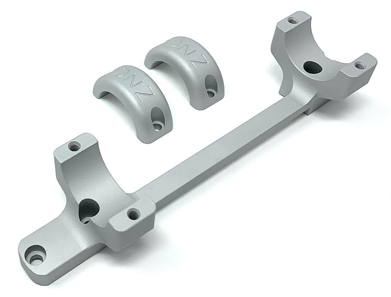 Metal mounting bracket assembly with clamps