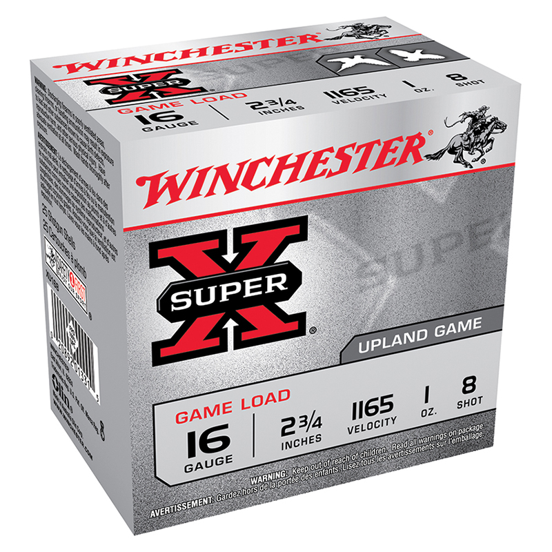 Winchester Super-X 16 gauge shotgun ammunition box