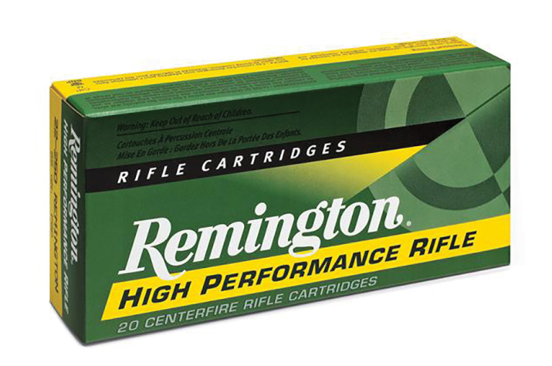 Remington High Performance Rifle cartridge box