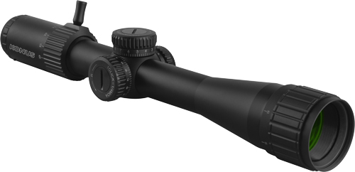 Black rifle scope isolated on white background