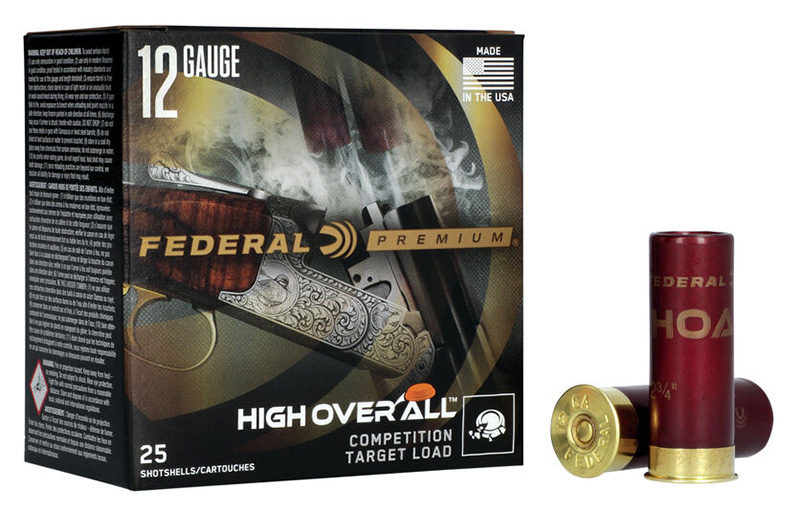 Federal Premium 12-gauge shotgun shells box and cartridges
