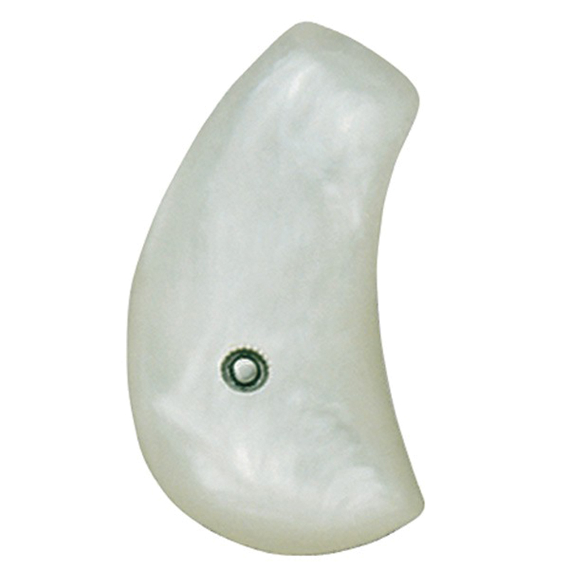 Curved white jade gua sha facial tool