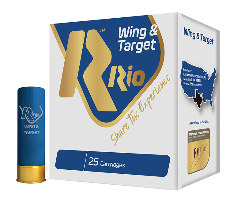 Rio Wing & Target shotgun cartridges box and shell