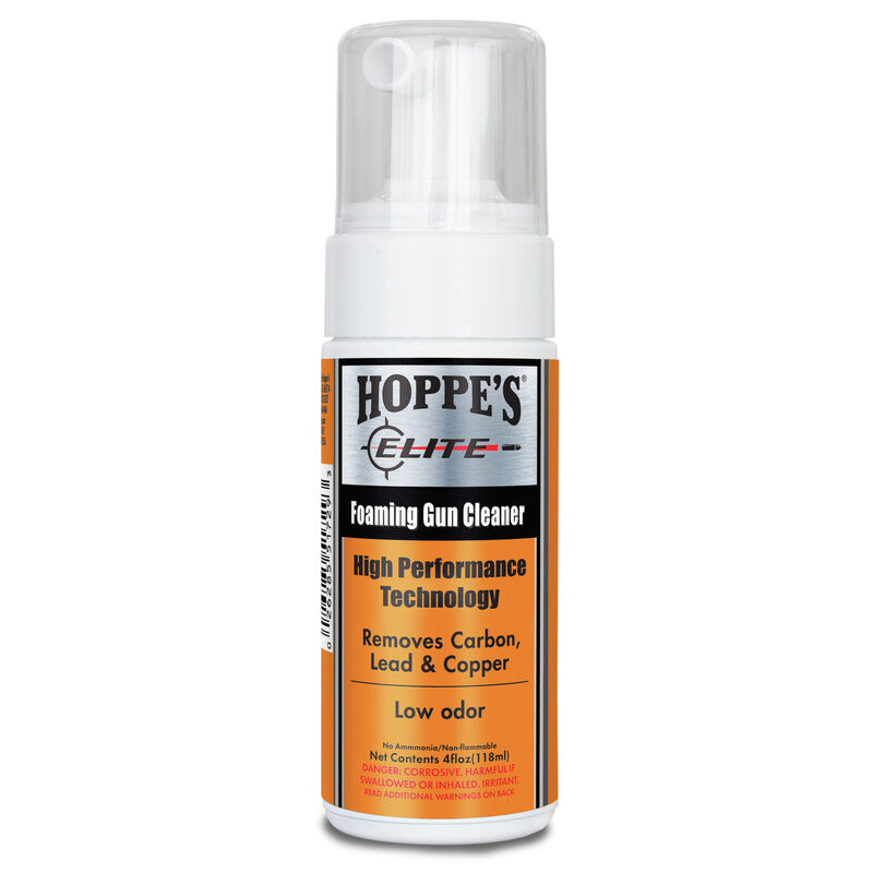 Hoppe's Elite foaming gun cleaner bottle