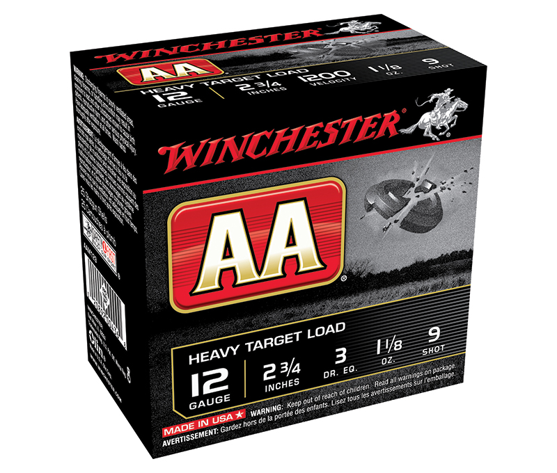Winchester AA 12-gauge shotgun shells box