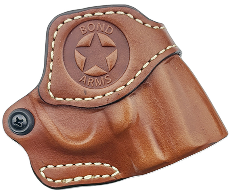 Brown leather Bond Arms pistol holster