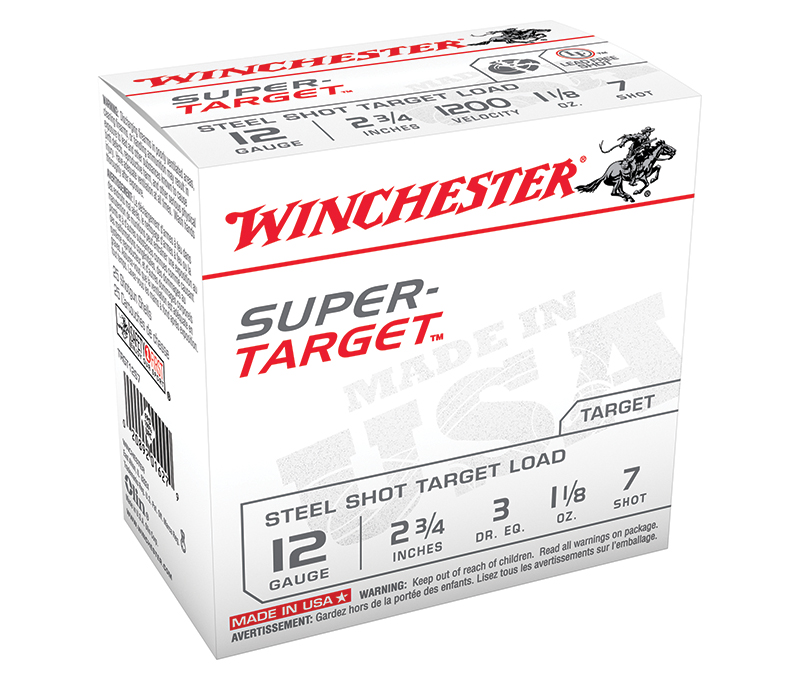 Winchester Super-Target 12 gauge shotgun shells box