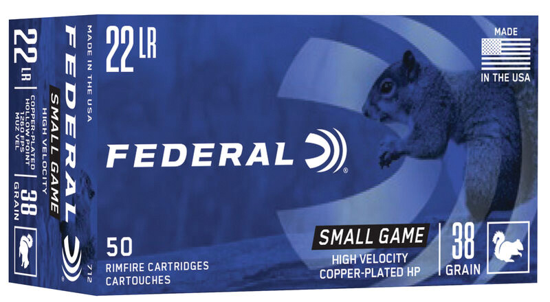 Federal .22 LR small game ammunition box