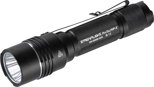 Black Streamlight ProTac HP-X flashlight