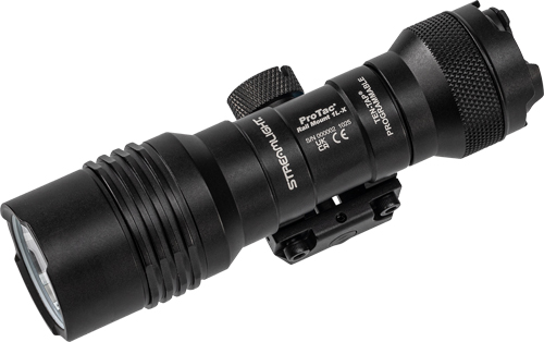 Black Streamlight ProTac HL-X tactical flashlight