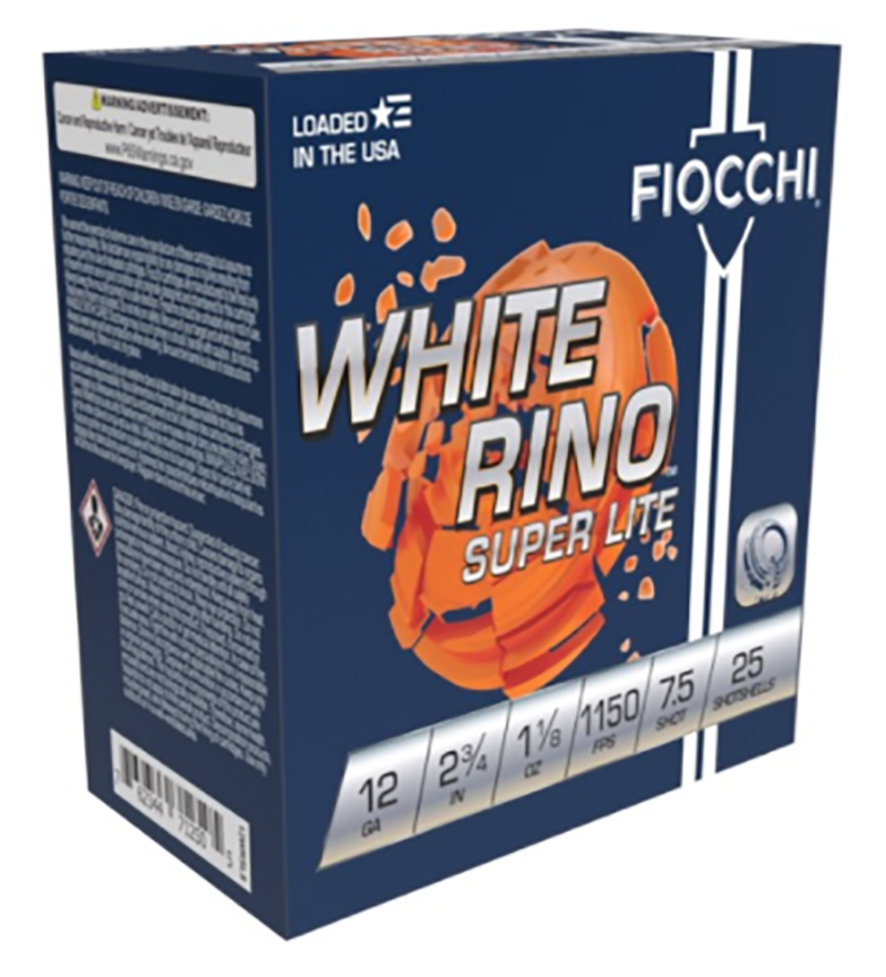 Fiocchi White Rino Super Lite ammo box