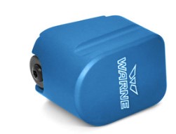 Blue WARNE compact camera with side lens