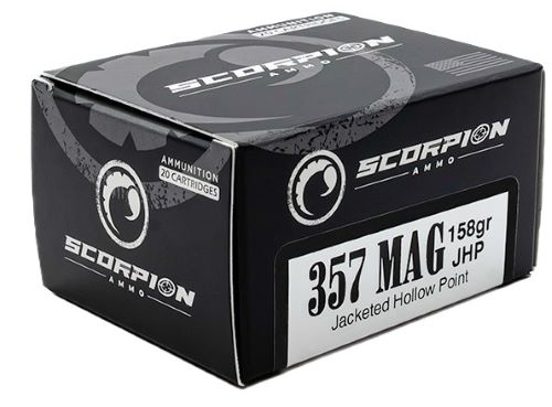 Scorpion Ammo .357 Magnum 158gr JHP box