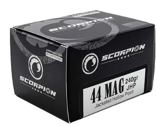 Scorpion Ammo 44 MAG 240gr JHP box