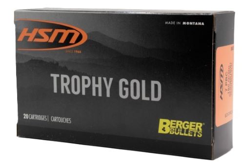 HSM Trophy Gold Berger ammunition box