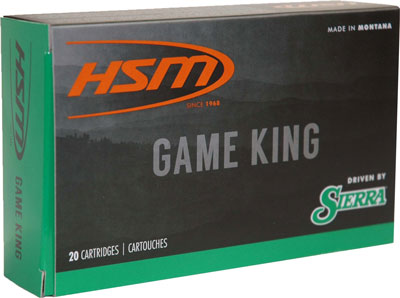 HSM Game King ammunition box packaging