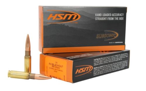 HSM rifle ammunition boxes and cartridges