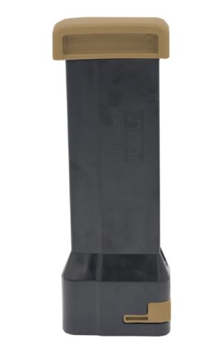 Black and tan handheld device cartridge
