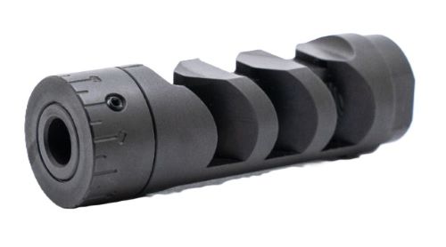 Black metal muzzle brake device