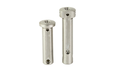 Two stainless steel cylindrical locking pins