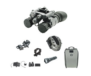 Night vision goggles with accessories and carrying case