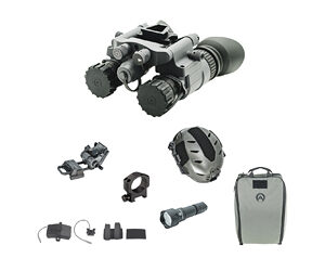 Night vision goggles with accessories and carrying case