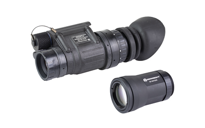 Night vision monocular with detachable lens
