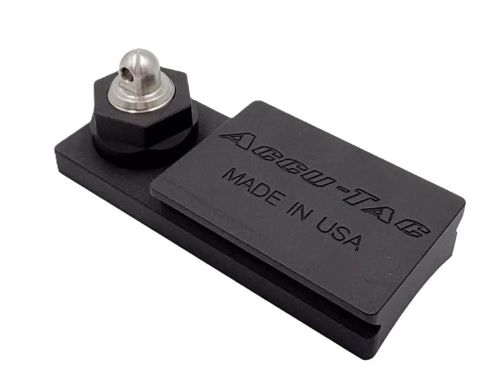 Black ABBU-TAB mount with metal stud