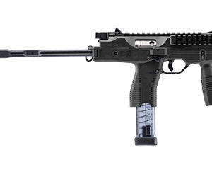 Compact tactical submachine gun with extended magazine