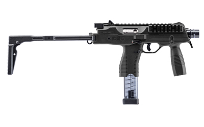 Compact tactical submachine gun with extended magazine